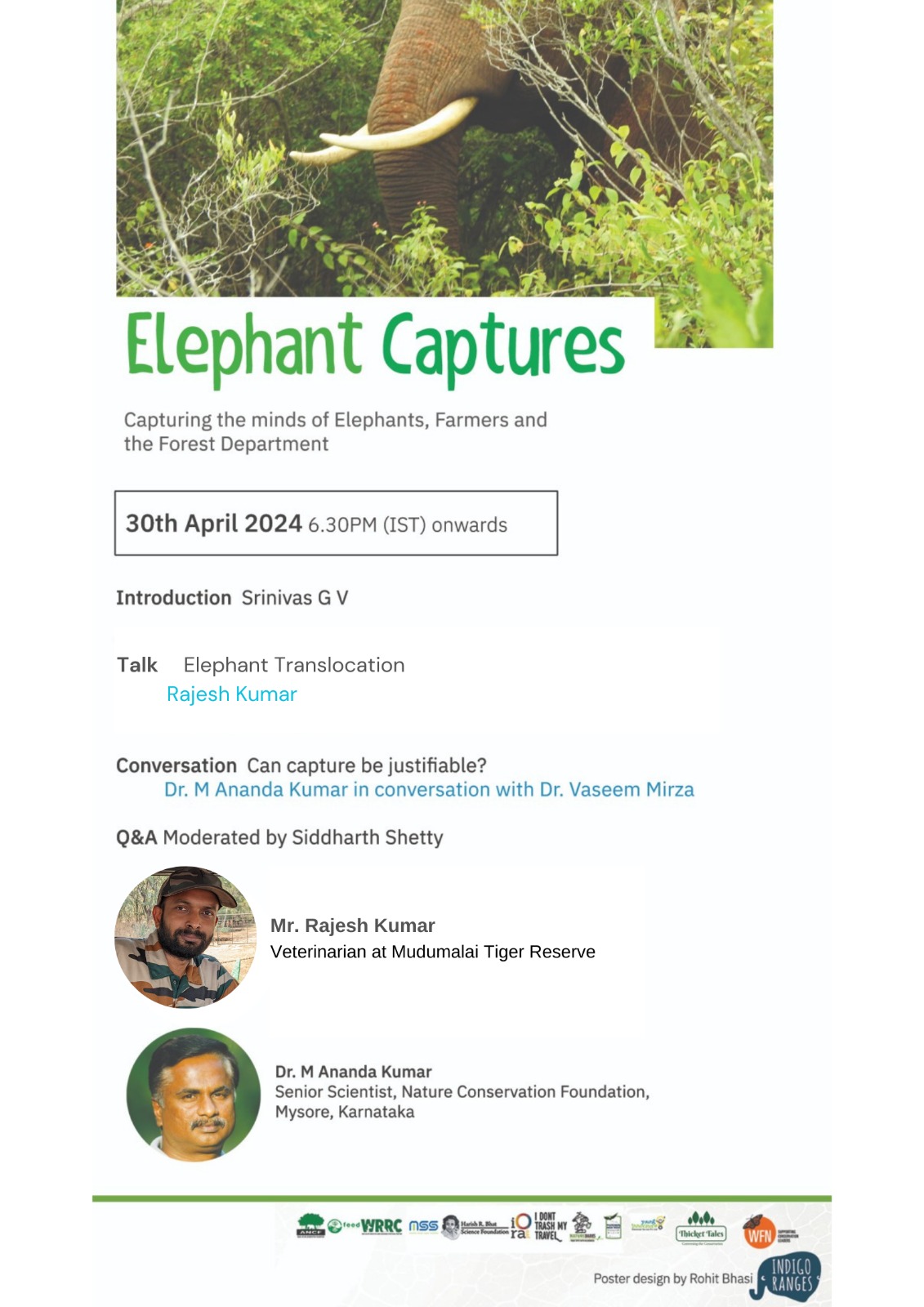 Elephant Captures(Capturing the minds of Elephants, Farmers and the Forest Department)